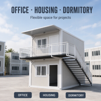 Maisons mobiles conteneurs, maisons préfabriquées, maisons modulaires, finitions intérieures, panneaux sandwich pour chantier, assemblage rapide