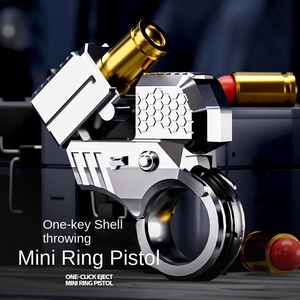 Pistola de juguete Tiebro Cross-border Gold Finger, mini pistola electrónica de TPE con un solo botón, balas blandas, bomba de choque, 50-100 fps, para mayores de 14 años - Product Image 2