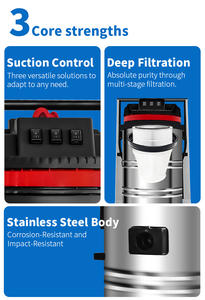 เครื่องดูดฝุ่น IV-3680 220V / เครื่องทำความสะอาดฝุ่น / เครื่องดูดฝุ่น / เครื่องทำความสะอาดฝุ่น / อุปกรณ์ทำความสะอาดสำหรับสภาพการทำงานที่หลากหลาย - Product Image 3