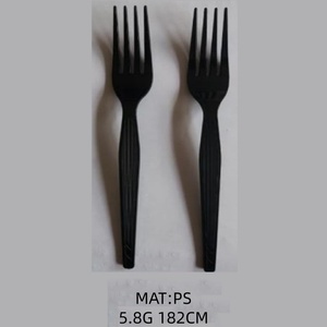 Fourchettes jetables en PP à 4 dents, poids moyen, vente en gros - Product Image 3