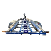Remorque bateau en aluminium robuste à double essieu haute capacité de 28 pieds équipée de freins à disque hydrauliques