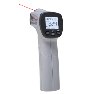 Thermomètre numérique industriel portatif TECPEL DIT-300B, type pistolet, sans contact, avec écran LCD en plastique - Product Image 1