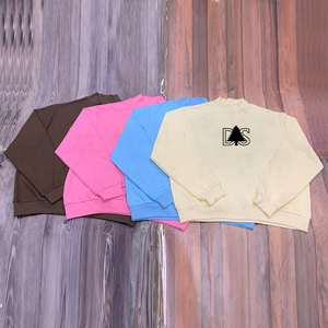 เสื้อสเวตเชิ้ตคอเต่าแบบฝรั่งเศส ปักลายตามแบบฤดูใบไม้ร่วง สีพื้น ทรงหลวม ไซส์ใหญ่ สำหรับผู้หญิง รุ่นใหม่ล่าสุด - Product Image 6