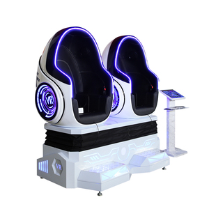 Nouveauté 2025 : Simulateur de mouvement VR 2 places avec 5 effets spéciaux pour jeux de réalité <span class=keywords><strong>virtuelle</strong></span> en fauteuil œuf - Product Image 1