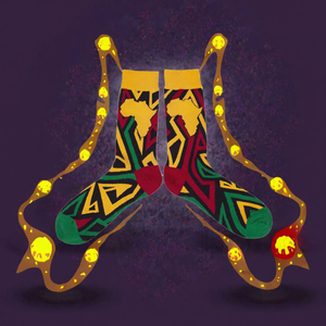 Chaussettes décontractées unisexes pour hommes, en coton respirant, colorées, géométriques, abstraites, <span class=keywords><strong>fantaisie</strong></span>, graphiques, originales, ethniques, imprimées africaines, printemps - Product Image 3