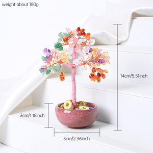 Wholesale Natural Crystal <b>tree</b> 7 <b>chakra</b> money <b>tree</b> for Home Decoration - Product Image 3