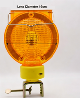 Luz de Advertencia Estroboscópica LED Ámbar de Grado Profesional para Uso Continuo, Luz de Advertencia de Tráfico Fija