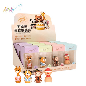 Decorazioni Commestibili 3D per <span class=keywords><strong>Torte</strong></span> all'Ingrosso, Topper per Dessert <span class=keywords><strong>con</strong></span> Scatole <span class=keywords><strong>di</strong></span> Carta per la Vendita al Dettaglio - Product Image 1