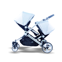 Nouveau deux sièges multifonctionnel 3 en 1 bébé landau bébé buggy double bébé poussette avec EN1888 ET As/nz2088