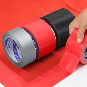 YOU JIANG 48MM Silvery Heavy Duty Duct Tape Strong Flexible No Residue Air Conditioner Matte Fabric Duct Butyl Tape Rolls