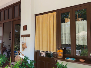 <span class=keywords><strong>Rideau</strong></span> de porte ou fenêtre à poches en tissu jaune vif à petits carreaux, <span class=keywords><strong>rideau</strong></span> de séparation polyvalent pour entrée intérieure, <span class=keywords><strong>armoire</strong></span> - Product Image 4