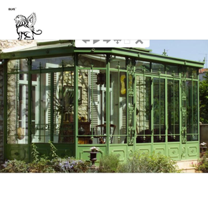 BLVE Design moderne Villa verre vert maison métal balcon solarium fenêtre en <span class=keywords><strong>fer</strong></span> <span class=keywords><strong>forgé</strong></span> serre fenêtre - Product Image 6