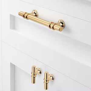 Penjualan langsung pabrik Aluminium gaya Modern + seng perabot kamar tidur laci lemari pegangan pintu - Product Image 4