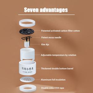 Набор из 7 одноразовых мини-палочек для моксотерапии, портативные, для самостоятельного использования, с небольшим количеством дыма, для здоровья - Product Image 3