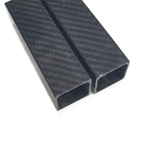 Nhiều Ngành Công Nghiệp Áp Dụng Ống Sợi Carbon Vuông, Ống Carbon Vuông, Nhà Sản Xuất CFRP - Product Image 1