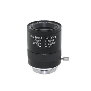 CW 3.5-8 mét F1.4 lens CS Núi Varifocal Manual CCTV Lens cho CCTV Security Camera