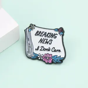 Le ultime notizie di lettere di giornale dei cartoni animati <span class=keywords><strong>non</strong></span> <span class=keywords><strong>mi</strong></span> <span class=keywords><strong>interessa</strong></span> lo smalto in metallo divertente spilla con spilla distintivo zaino gioielli regalo - Product Image 2