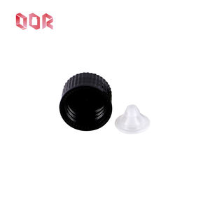 Bouteille en verre en gros pour huile 30ml 50ml Bouteille en verre ronde noire vide pour huile essentielle cosmétique Huile corporelle avec bouchons à vis compte-gouttes - Product Image 6