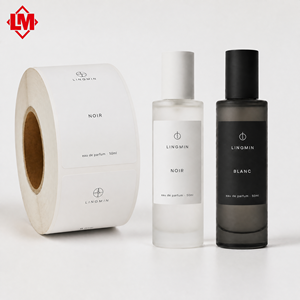 Etichetta Adesiva Personalizzata per Profumo con Logo Personalizzato, Etichetta per Bottiglia di Fragranza per Piccole Imprese, Basso MOQ, Impermeabile - Product Image 1