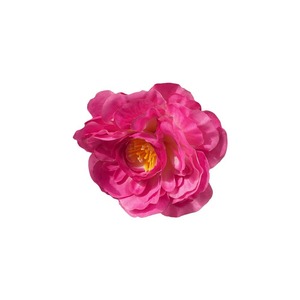 Bouquet de fleurs de pivoine artificielles en soie, design floqué, décoration de mariage, décoration de salon - Product Image 5