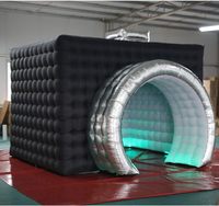 NOUVEAU 11.5FT Photo Booth Gonflable Enclosure Camera Shaped Cube Tent for Party Advertising Inflatables