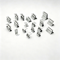 Accessoires de support PV en aluminium anodisé personnalisables, pièces de système solaire, systèmes de montage PV résistants au vent de 60 m/s pour toiture