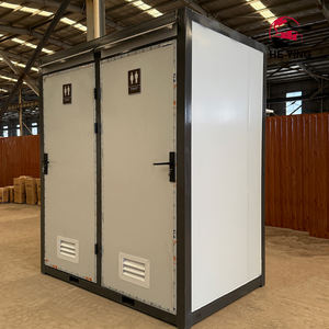 아파트 및 빌라 파크 응용 프로그램을위한 고급 모바일 화장실 컨테이너 하우스 휴대용 스틸 위생 시설 최고의 프로모션 - Product Image 3