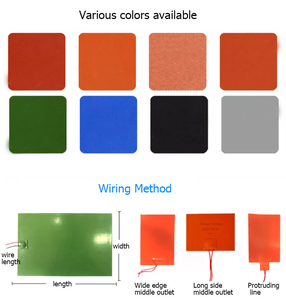 Calentador eléctrico flexible de goma de silicona eléctrico personalizado de 12V 24V 48V 110V con control de temperatura - Product Image 3