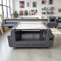 Impresora de Inyección de Tinta UV Plana 1210 para Imprimir Logotipos, Pancartas, Tazas, Fundas para Teléfonos Móviles, Adhesivos, Flex, Cloruro de Polivinilo, Plástico
