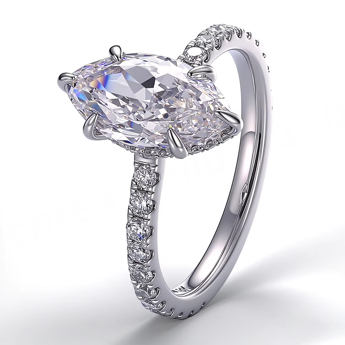 แหวนเงิน 925 ประดับเพชรสังเคราะห์