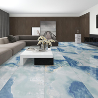 Carrelage Céramique Poli Vert Jade Design Moderne 600x1200 Effet Marbre Bleu Vert Onyx Briques Réfractaires Antidérapant Antibactérien Intérieur