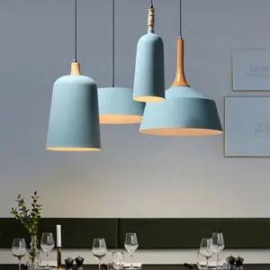 designer art irregular creative chandelier Restaurant decorative hanging lights blue led pendant lamp