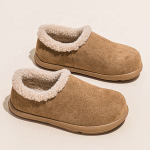 Zapatos Boken para Mujer, Nueva Colección Invierno 2026, con Tacón Bajo, Diseño de Lazo, Estilo Slip-on, Felpa, para Parejas - Product Image 3