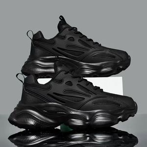 Baskets en toile pour hommes, chaussures décontractées, semelle épaisse, absorption des chocs, chaussures de sport rétro, design respirant, chaussures de sport pour hommes - Product Image 2