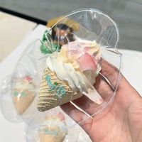 Jouet Squishy Kawaii en forme de cornet de glace Mojito, en TPR à remontée lente, jouet à presser, simulation alimentaire, anti-stress, collection, cadeau