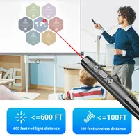 Présentateur Plug & Play OEM/ODM avec stylet et longue autonomie de batterie, télécommande PowerPoint en gros pour conférences et présentations d'enseignants