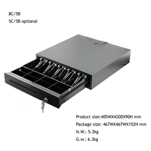 POS Hệ Thống Kim Loại Trường Hợp RJ11 Tiền Mặt Hộp USB Ngăn Kéo Tiền Mặt Máy Tính Để Bàn Nhà Sản Xuất - Product Image 4