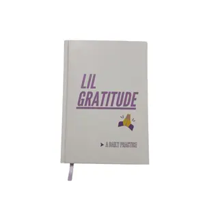 Paper Hardbound Cover Provide Your Ready PDF A5 Lay Flat Custom Guided Journal Gratitude Book