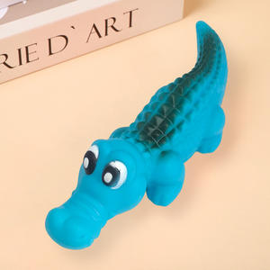 Yenilik tasarım gıcırtılı oyuncaklar dayanıklı TPR malzemesi özelleştirilebilir karikatür tarzı gerçekçi Bite dayanıklı sıkmak <span class=keywords><strong>Pet</strong></span> oyuncaklar toptan - Product Image 3