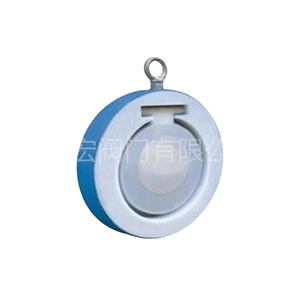 Válvulas Yihong H44F46, válvula de retención vertical con revestimiento de PTFE, tipo basculante con brida de acero fundido, resistente a la corrosión para medios químicos. - Product Image 1