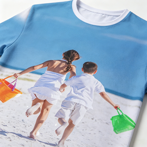 Camiseta con Estampado de <span class=keywords><strong>Fotos</strong></span> Personalizado para Hombre, 180g, Poliéster, Sublimación, Impresión Digital 3D, Recuerdo de Vacaciones Familiares, Regalo - Product Image 6