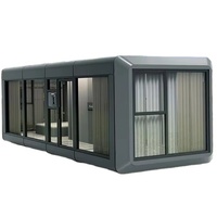 Nouveau style bateau flottant conteneur préfabriqué maison d'hôtel bateau-maison écologique pour hôtels espace capsule maison