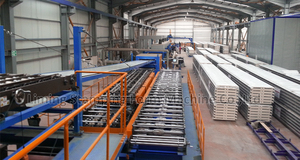 خط إنتاج تلقائي مستمر من الصوف الصخري PU PUR EPS من ألواح الساندوتشات - Product Image 2