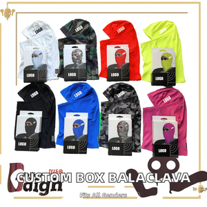 ผู้ผลิต OEM รับผลิตกล่องแบบกำหนดเอง บาลาคลาวา หน้ากากกันหนาว ลายตาราง กันลม ใช้ได้ทั้งชายและหญิง เหมาะสำหรับกีฬา ท่องเที่ยว งานปาร์ตี้ และใช้ในชีวิตประจำวัน - Product Image 2