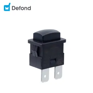 Defond APM-1116-0-BAN31-02R SPST 19Mm 125vac 10/12/16a T125 Off Saklar Ip65 Tahan Air Push Button Switch