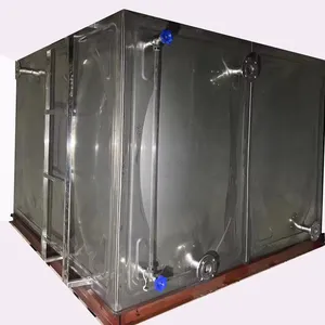 مخازن مياه للشرب مصنوعة من الصلب المجلفن HDG مثبتة بالأعلى والأسفل للبيع بأفضل سعر من المورد