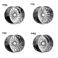 Ruedas Forjadas China Forged Wheels Co. Pulimentadas 6x139.7 8x180 Ruedas Forjadas de Perfil Bajo para Camionetas Ford F-150 F-250 GMC Silverado 1500 2500