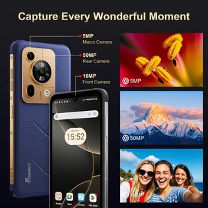 Điện thoại thông minh mạnh mẽ FOSSIBOT F112 Pro 5G mở khóa, 24GB+256GB/1TB, Android 14, pin 7150mAh, màn hình 6.88'', camera kép 50MP+16MP - Product Image 3