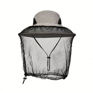 Sombrero de Montañismo Transpirable de Secado Rápido Anti-Mosquitos para Hombre y Mujer, Gorra de Pesca de Ala Ancha con Protección de Malla - Product Image 5