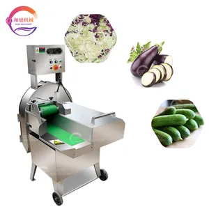 Industrial electrical cutting machine for vegetable slice cube fruit potato carrot cutting slicing chopping processing machine